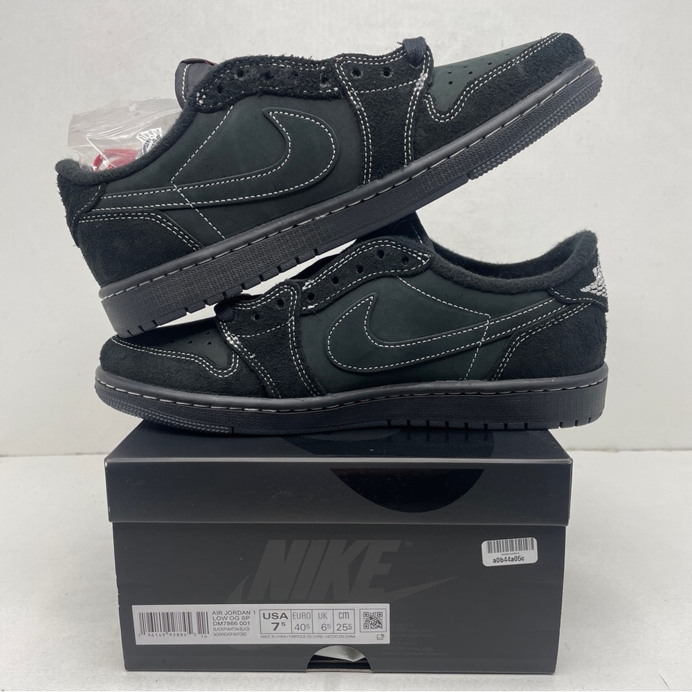 Nike Air Jordan 1 Retro Low SP Travis Scott “Black Phantom” 2023 - Picture 3 of 4